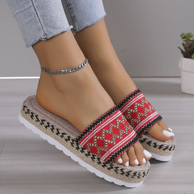 Open Toe Platform Sandals | H@Y@H@E,Ship From Overseas