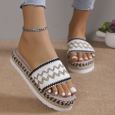 Open Toe Platform Sandals | H@Y@H@E,Ship From Overseas